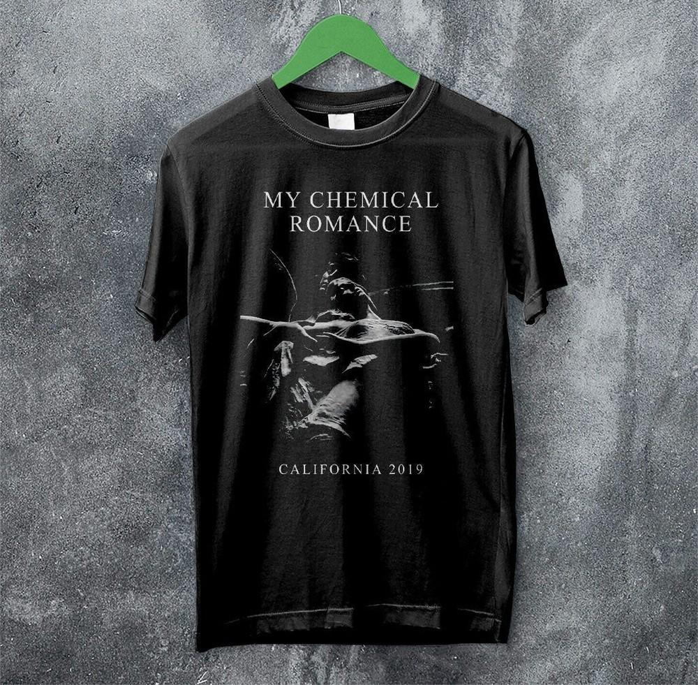 Калифорния 2019 Тур My Chemical Romance MCR Футболка Comfort Colors Фанмейд Унисекс Футболка