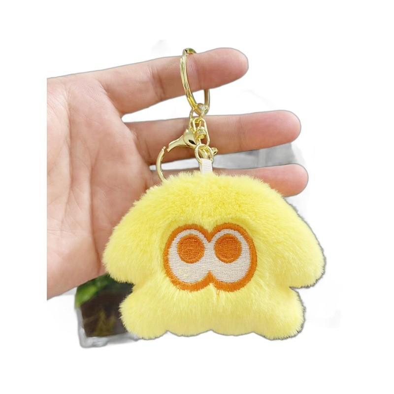 Colorful Squid Plush Keychain With Pp Cotton Filling Charming Backpack Decoration