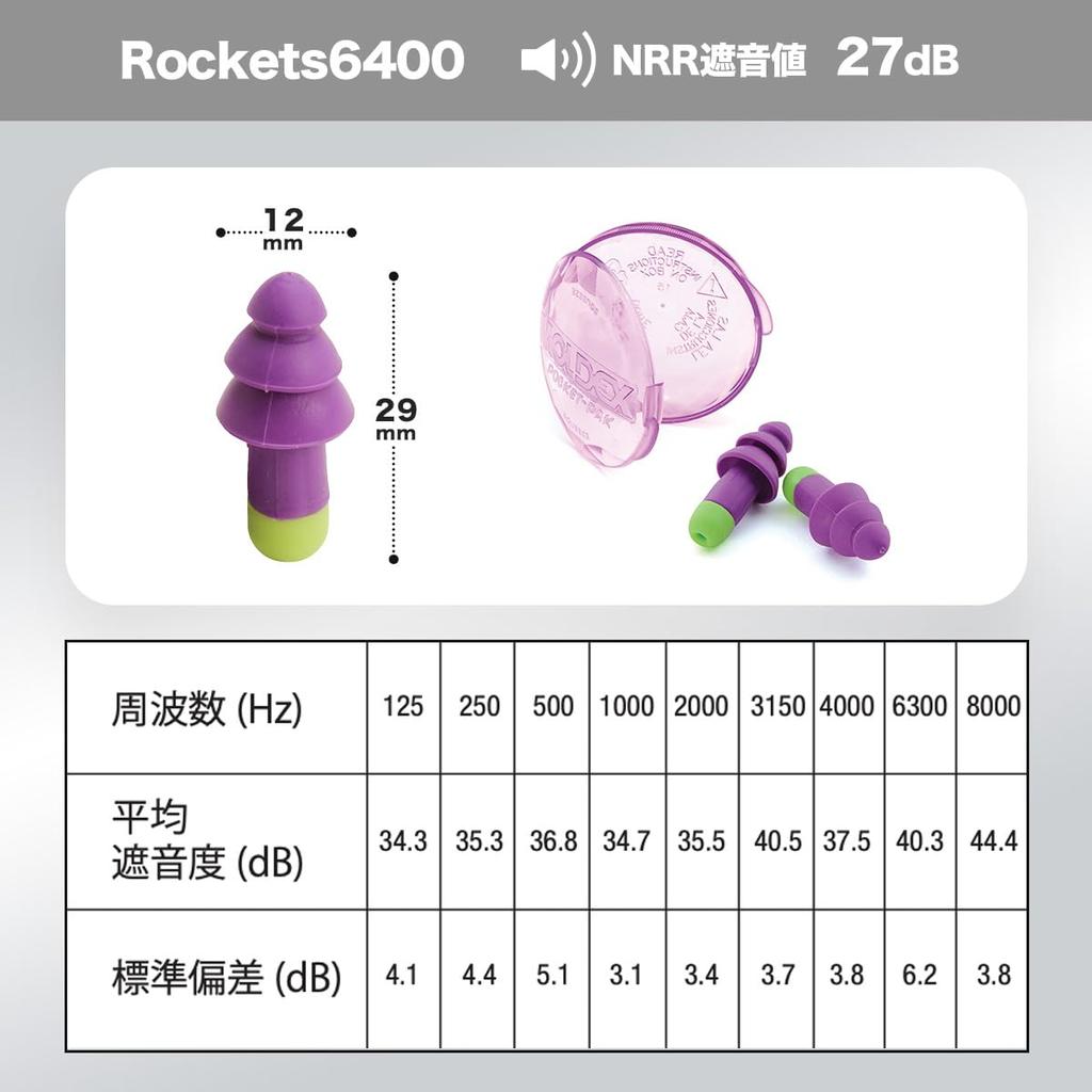 MOLDEX Rockets 6400 Примерно 50 Сон Храп с футляром Беруши, пары, беспроводные, звукоизолирующие, помощь, облегчение, многоразовые, моющиеся,