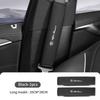 Car Seat Belt Shoulder Cover Leather Shoulder Protector Pad For Alfa Romeo 159 Giulietta 156 147 Giulia Mito GT Stelvio Spider ert853