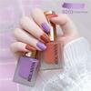 Nail Polish Spring And Summer Frosted Nail Polish Water-Based Free-Bake Quick-Drying Peelable Nail Glue