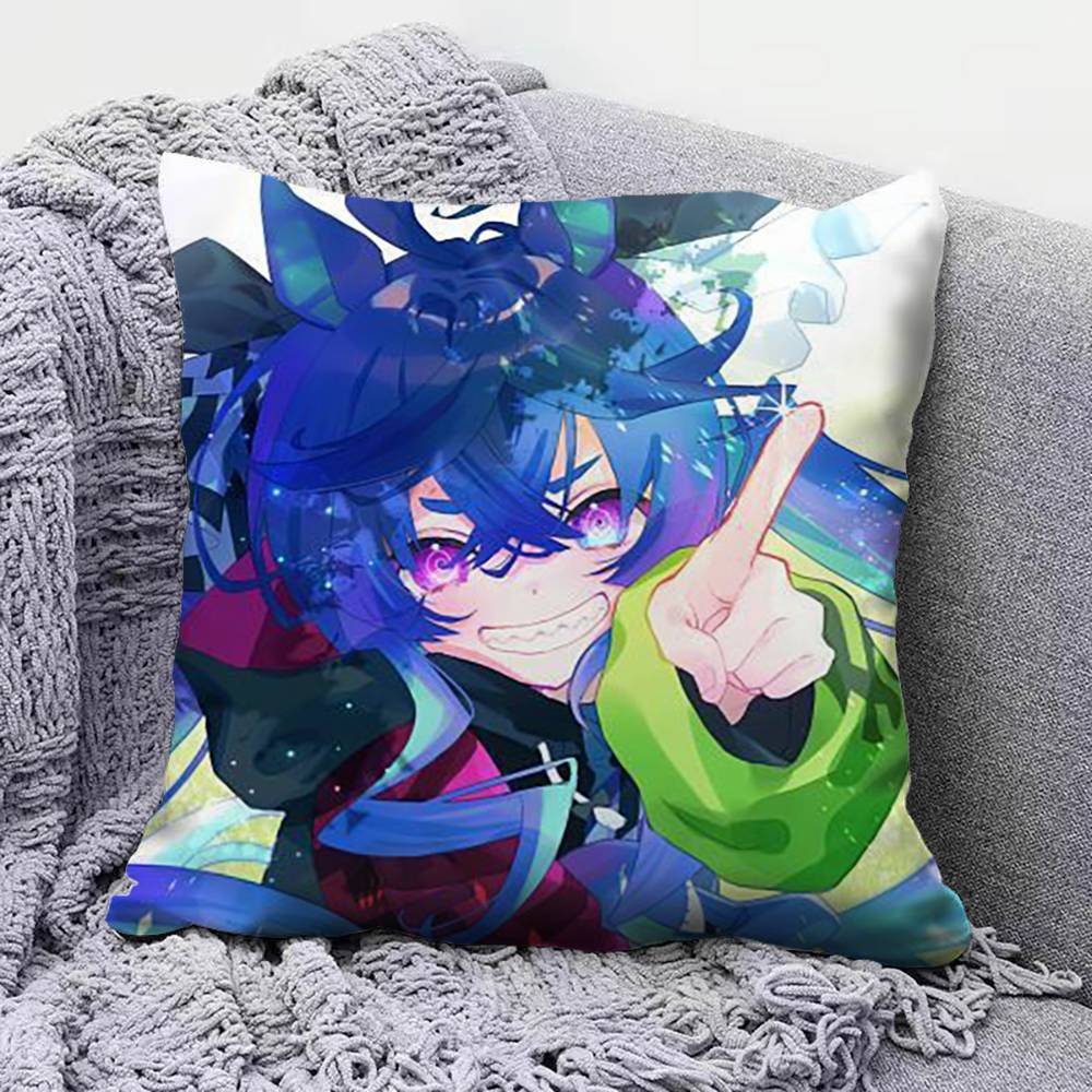 Uma Musume_ Pretty Derby Twin Turbo Home Sofa Cushion Covers And Aecorative Custom Pillow Covers