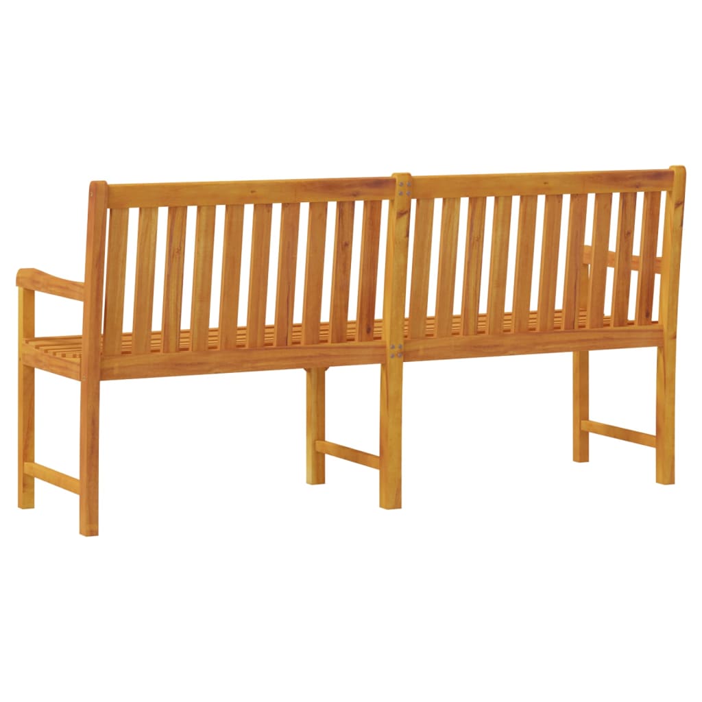 Garden Bench 1 Seat 180 x 55.5 x 90 cm Solid Acacia Wood