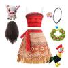 2 4 6 8 Yrs Kids Vaiana Clothing Set Role Playing Moana Disguise Princess Dress Up Pageant Apparel Beach Hawaii Frock