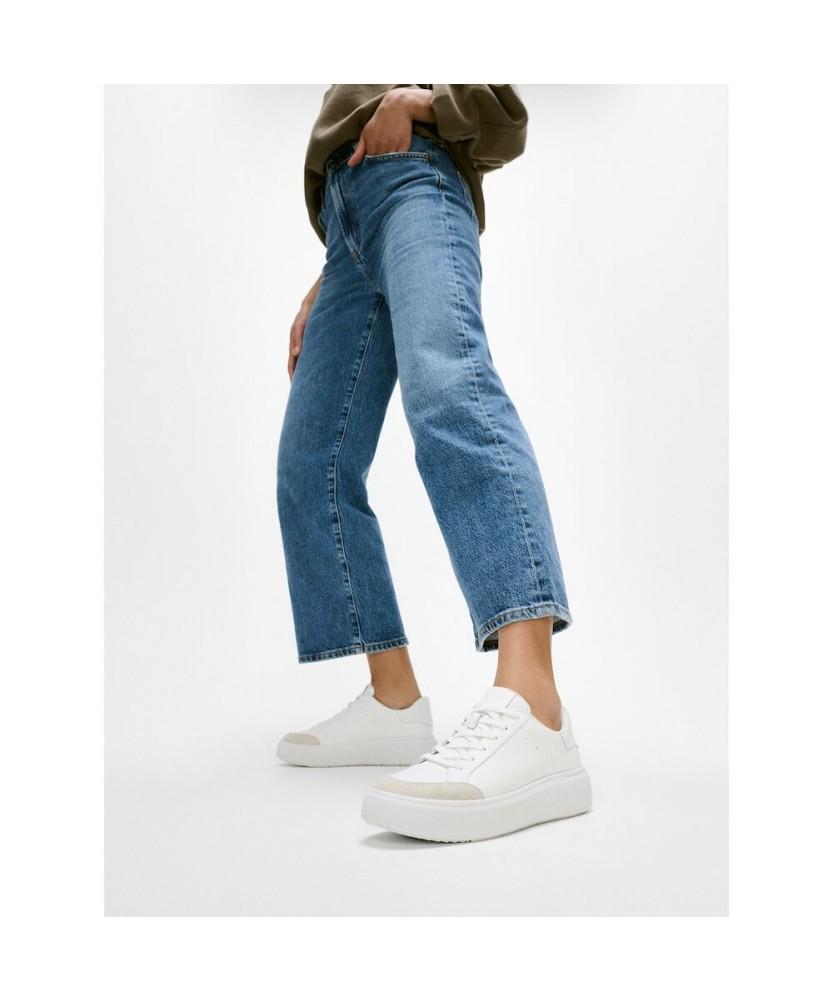 Fitflop [Rtg] Женские кожаные/замшевые кроссовки - Urban White (Ft59K2N121)