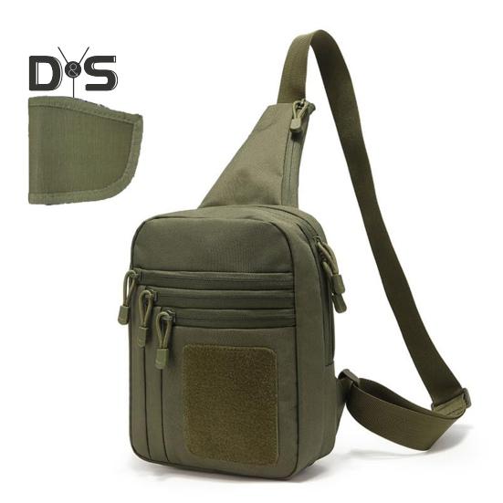Рюкзак Crossbody Sling Backpack для скрытого ношения на плече, тактическая нагрудная сумка, водонепроницаемая сумка для хранения, для ежедневного использования в офисе и путешествиях