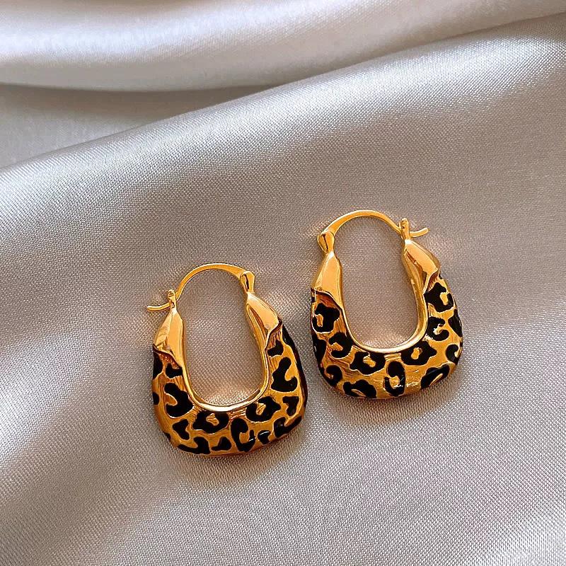 Серьги-пусеты «Тигровый глаз» в стиле Y2K: Роскошная, Элегантная, Универсальная Мода