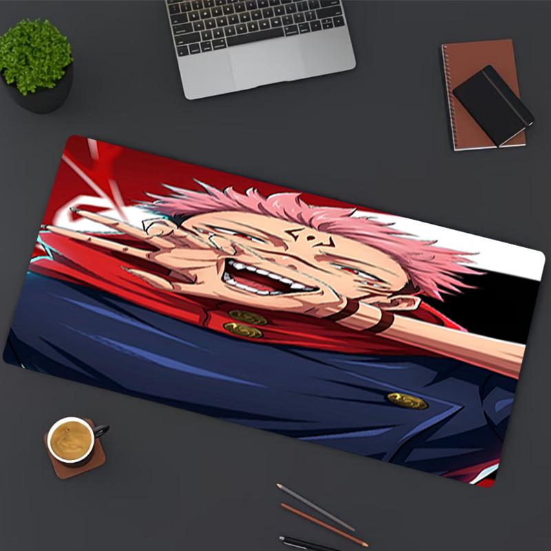 Jujutsu Kaisen Print Mouse Pad, for Keyboard Pad Laptop PC Mat for Office Home Use, Desk Decor, Perfect Birthday Gift for Gamers