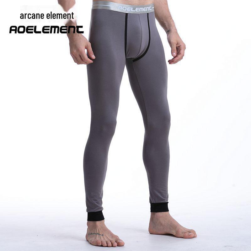 Мужские облегающие леггинсы со средней посадкой: Тонкие хлопковые брюки Nine-Point осень/зима