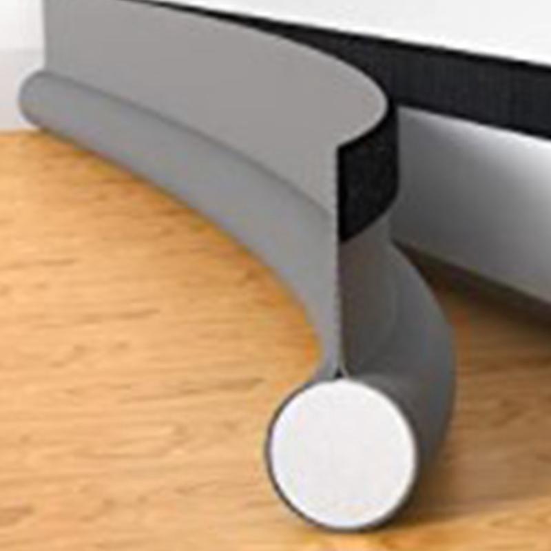 Регулируемая нижняя уплотнительная полоса двери Уплотнитель под дверью Уплотнитель для защиты от сквозняков Защита от холода и ветра Блокиратор щелей Акустическая пена для дома