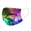 10 шт. Взрослая маска с принтом бабочек Одноразовая защитная для лица