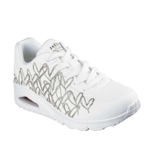 Skechers Womens/Ladies Goldcrown Glitter Heart Trainers