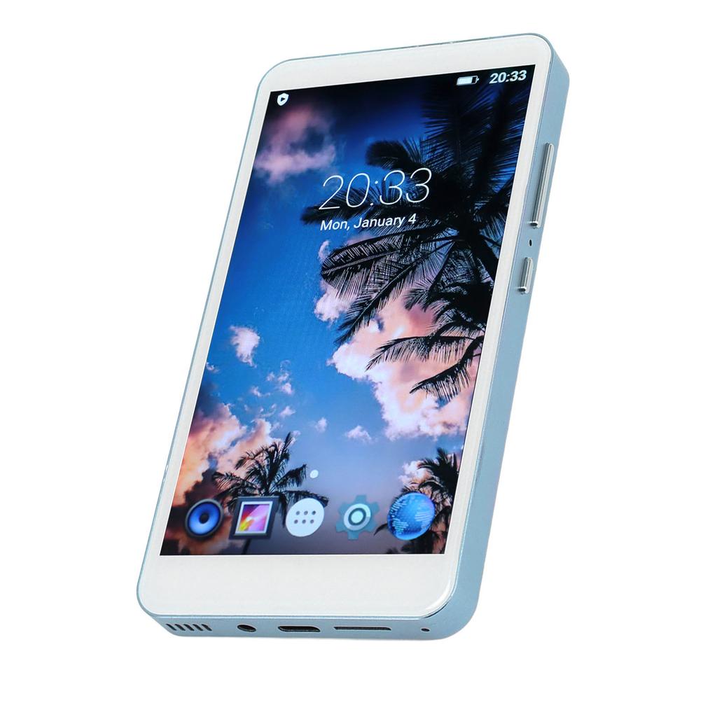 5in MP4 Player 1080P Fast Wireless Upload Aluminum Alloy Touch Screen Bluetooth Music Video MP4