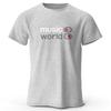 Music World Printed T-shirt Pure Cotton Classic Funny Pattern T-shirt Men's and Women's Breathable Leisure Summer Top T Shirt
