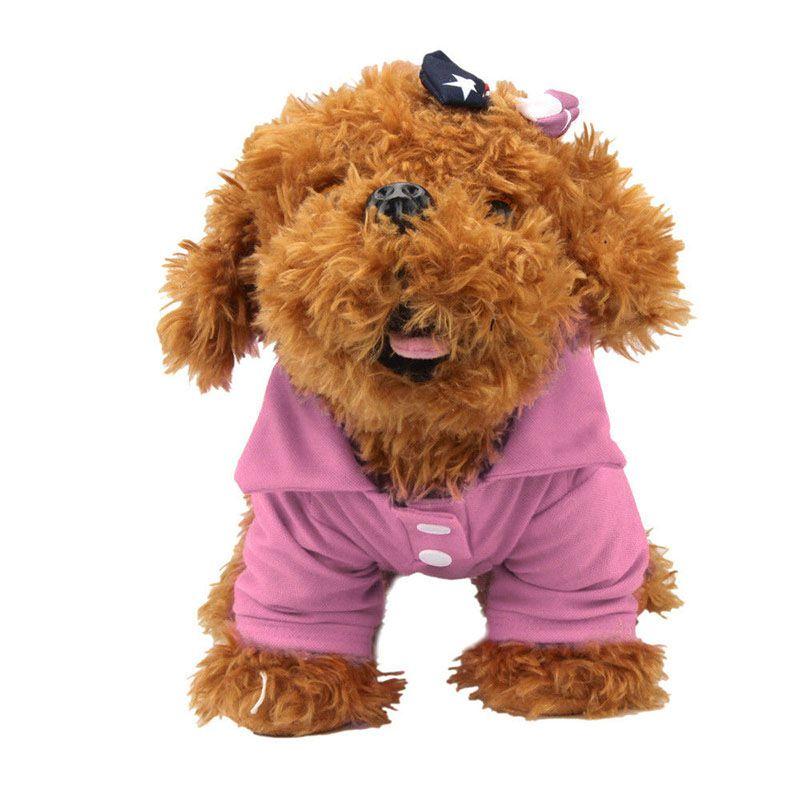 Стильная летняя футболка-поло для домашних собак, яркие цвета, одежда для собак и кошек, футболка