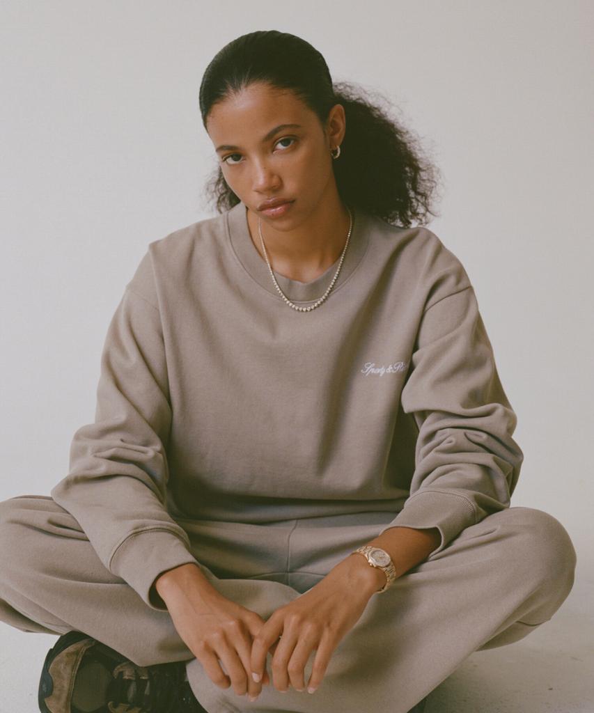 Унисекс свитшот SPORTY&RICH с вышитым фирменным логотипом R256Auw005