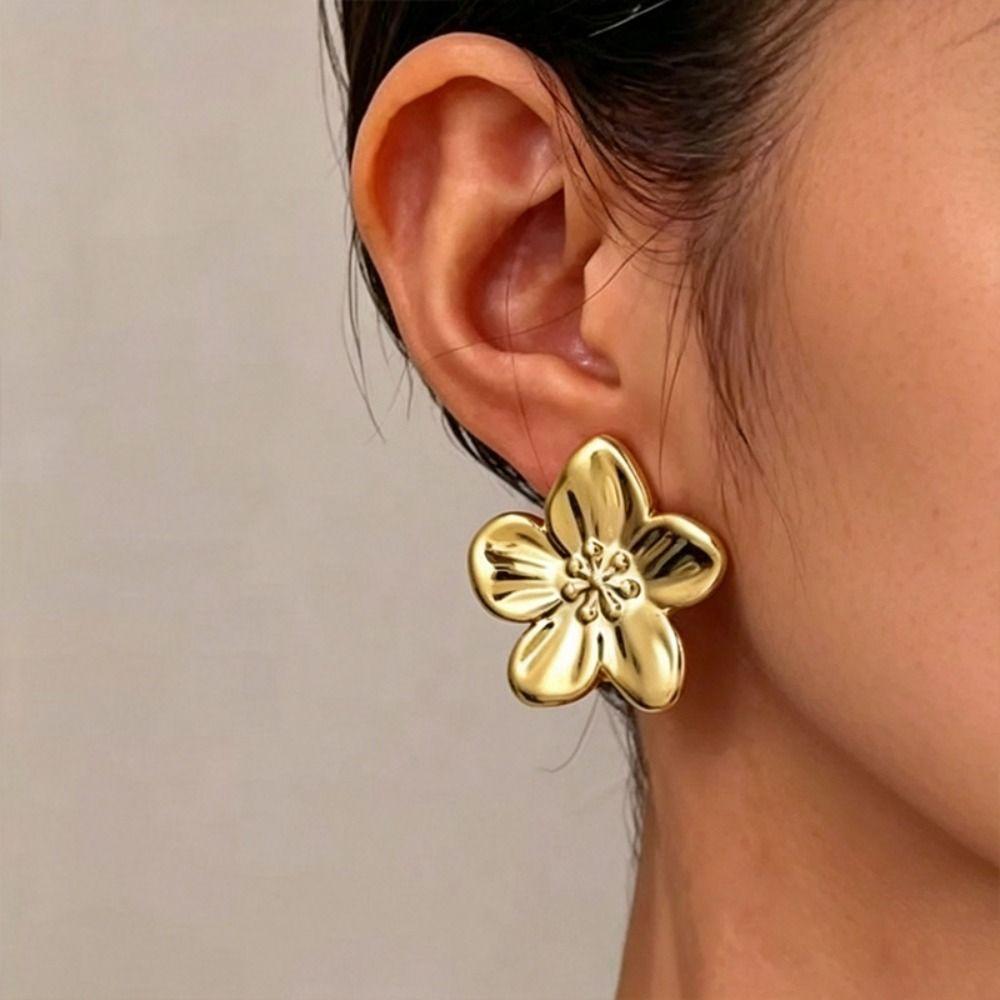 Starfish Shell Fashion Earring Set Ocean Inspired Stud Earrings Charm Earring Set Women Daily Wear