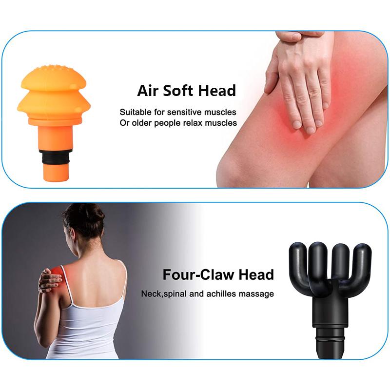 Various Styles of Fascia Gun Massage Head 19mm Caliber Universal Type
