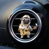 Car Air Freshener Acrylic Dog Vent Clip Decorative Car Scent Car Air Conditioner Clip