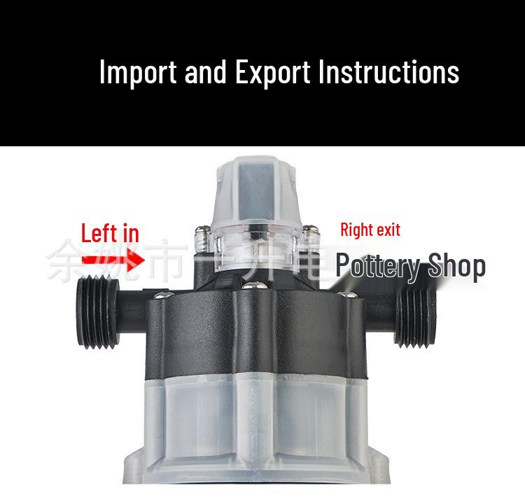 Low-Noise 24V Electric Diaphragm Water Pump - Automatic Self-Priming, Pressure-Stabilizing Booster for RVs and Household Use