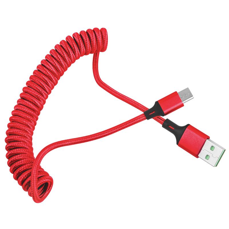 Кабель USB C 5A, пружинные кабели для быстрой зарядки для iPhone, кабель Lightning Type C, микрошнур для передачи данных для Huawei Xiaomi, 1,5 м