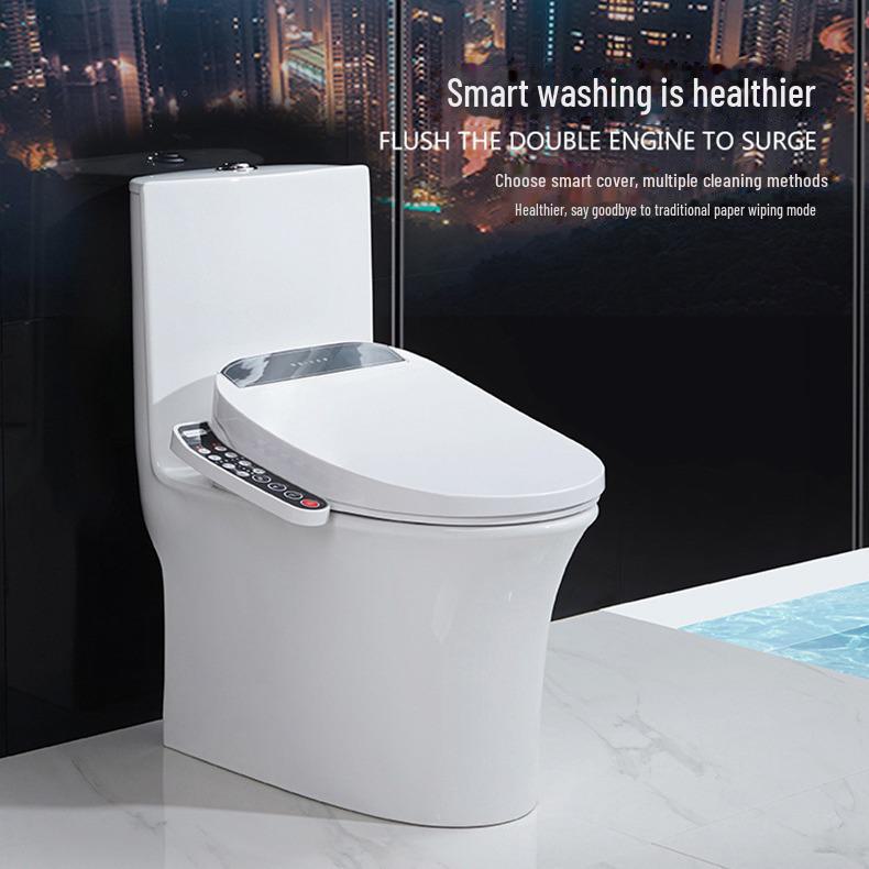 Умное сиденье для унитаза с подогревом: Автоматическая очистка и обогрев