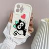 LZ11 Cat Cute Art Design Clear Soft Wave Phone Cases for iPhone 15 13 Pro Max 12 Mini 14 8 Plus XS Max XR 6 Protection Back Cover