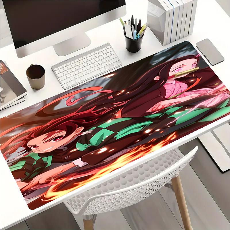 Demon Slayer Mouse Pad - Non-Slip Rubber Base, Smooth Surface for Work,Gaming,Office,And Home Use, Desk Mouse Pad