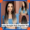 Popular Long Wig for Women Long Straight Hair Synthetic Wig