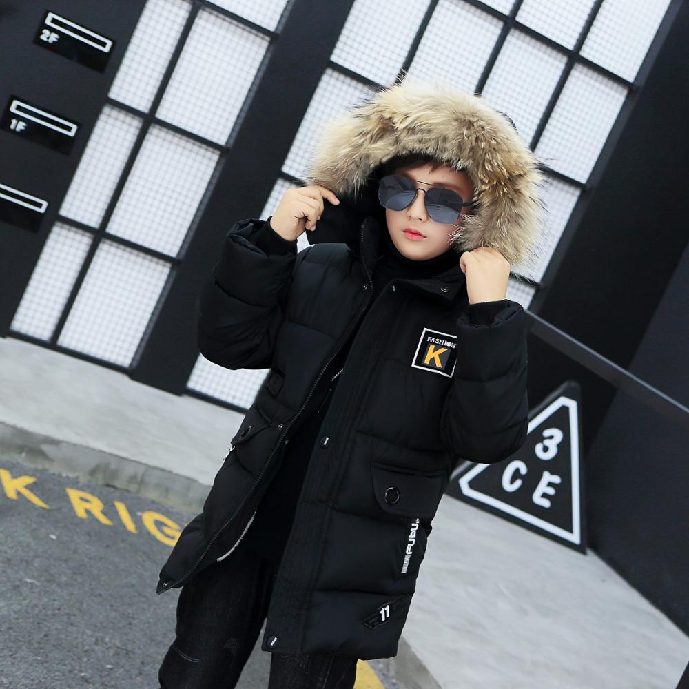 Зимняя куртка для мальчиков, детская одежда, зимняя одежда, куртка из плотного хлопка, утеплителя