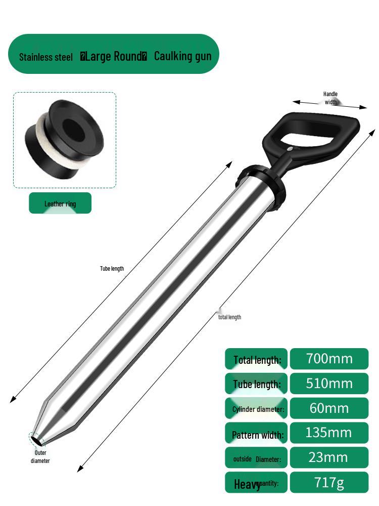 Нержавеющая сталь Цементный раствор Шприц-пистолет для герметизации и затирки для дверей и окон