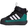 Originals Superstar Winter Trek I Fashion Comfortable Non-Slip Durable High-Top Walking Shoes Baby Shoes Black Green ID1024