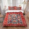 3Pcs Traditional Persian Rug Bedding Set Quilt Cover Pillowcase Home Christmas Xmas Halloween Gift 1 Duvet Cover 2 Pillowcase M924201