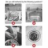 Stainless Steel Sink Drain Basket Rustproof Corrosion Resistant Efficient Filtering Kitchen Organizer Corner Sink Strainer