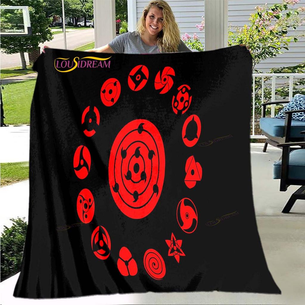 Super Clear 3D Naruto Bed Blanket Office Home Hiking Picnic Thick Quilt Fashionable Bedspread Flannel Blanket