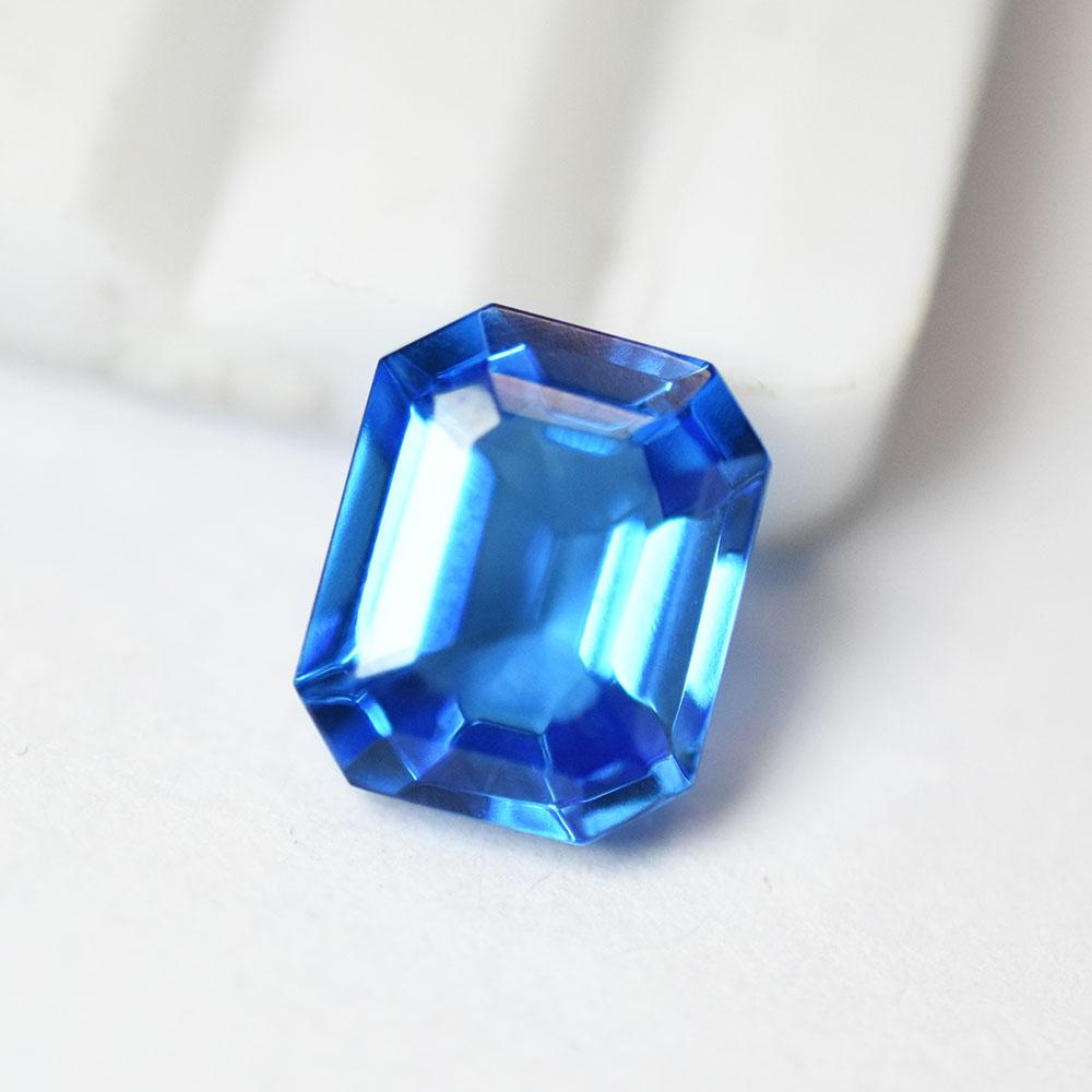 Sri Lanka Natural Blue Sapphire 11x9mm Emerald Cut Loose Gemstones