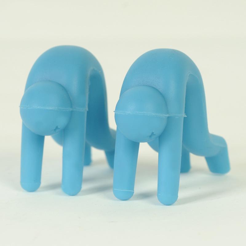 1 шт. Силиконовая подставка-лифтер в виде злодея, силиконовая крышка для кастрюли с защитой от перелива, подставка для ложки, палочек для еды, подставка для мобильного телефона в виде злодея