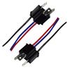 1 Pair 9003 H4 Bulb Socket Wiring Wire Harness Headlight Male Plug Adapter Connector Headlamp Connector Head/Mother Head