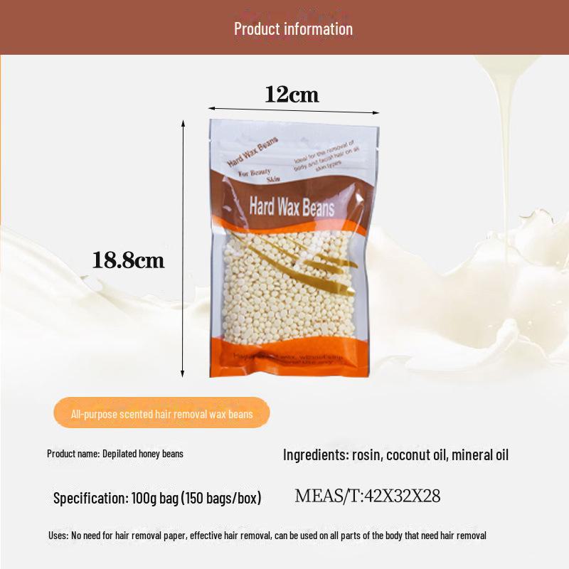 100 г пчелиного воска для удаления волос: Твердые восковые гранулы без бумаги в 10 вкусах для гладкой кожи.