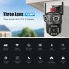 2025 Новая WiFi 6K 12MP PTZ IP-камера Три экрана Безопасность Защита движения Обнаружение человека Наружная IP CCTV Наблюдение Умный дом