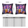 HUNTRX HUNTRIX K-pop Охотники на демонов Наволочка Принт Чехол для подушки Декоративная наволочка для диванной подушки Гостиная На молнии