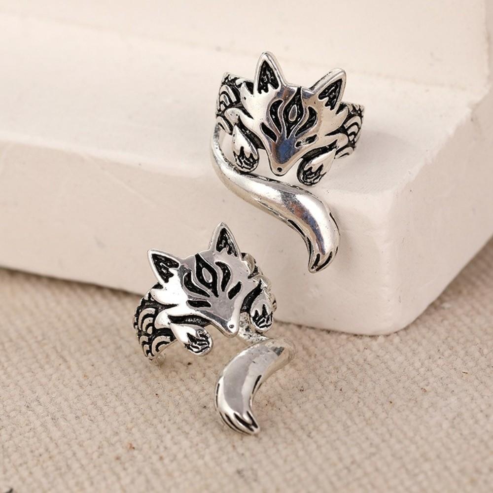 Zinc Zinc Alloy Cat Ear Clip Ear Hook Ear Cuff Jewelry Accessories Animal Earrings  Party