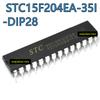 Новый и оригинальный STC15F204EA Однокристальный микроконтроллер STC15F204EA-35I-DIP28 Чип однокристального микроконтроллера,