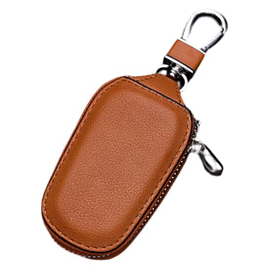 Металлический крючок, чехол для автомобильного ключа, прочный аксессуар, искусственная кожа, умный держатель цепи для автомобильной защиты