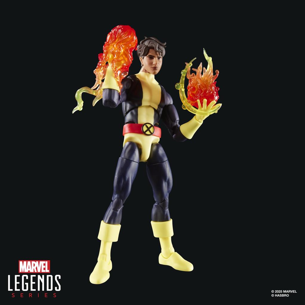 Marvel Legends Series X-Men '97 Sunspot 6-Inch Action Figure Collectible Toy with 4 Accessories Hasbro