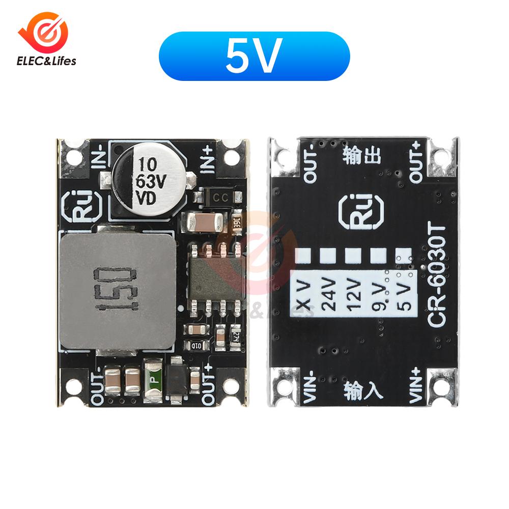 DC-DC Step Down Power Supply Module DC 1-61V To 1.1V/1V/11V 1A Voltage Adjustable Buck Converter Module Voltage Regulators