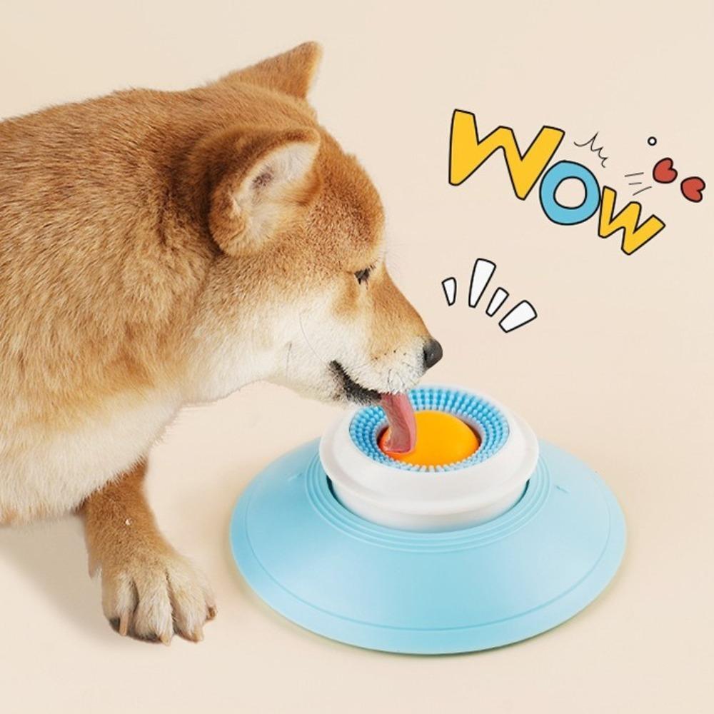 Non-Tipping Design Yogurt Licking Plate Without Battery Slow Feeder Lick Toys  Cat Feeding