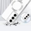 Case for Samsung Galaxy S23 Plus, Electro MagSafe, Silver + Glass Screen Protector