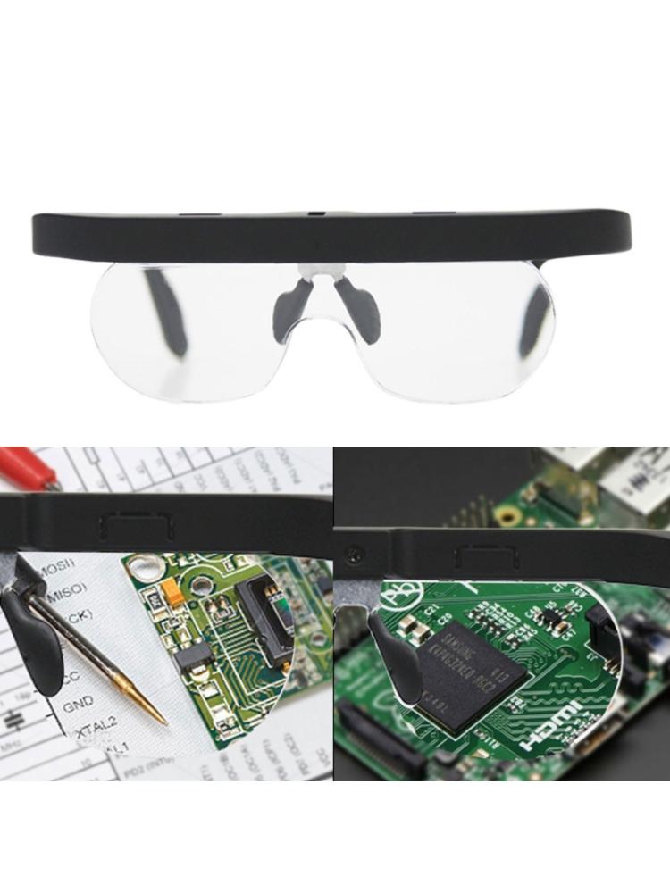 Head Magnifier,Hands Free Headband Magnifying Glasses Professional Jewelers Loupe Headband Magnifying Glass