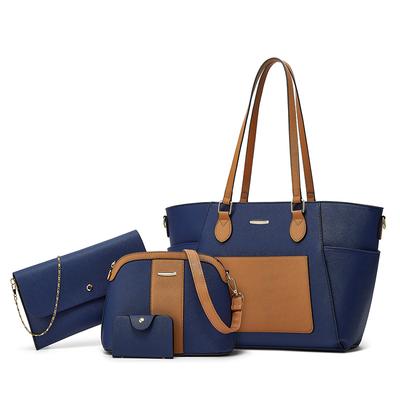 2026 New Fashion Retro 4-Piece Shoulder Crossbody Bag Set Women's Premium Handbag Tote Satchel Clutch